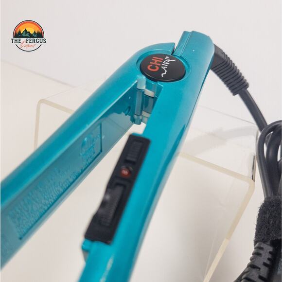 Chi Air Flat Iron 1" Ceramic Hair Straightener Teal CA1014 T47 NWOT - Picture 9 of 15